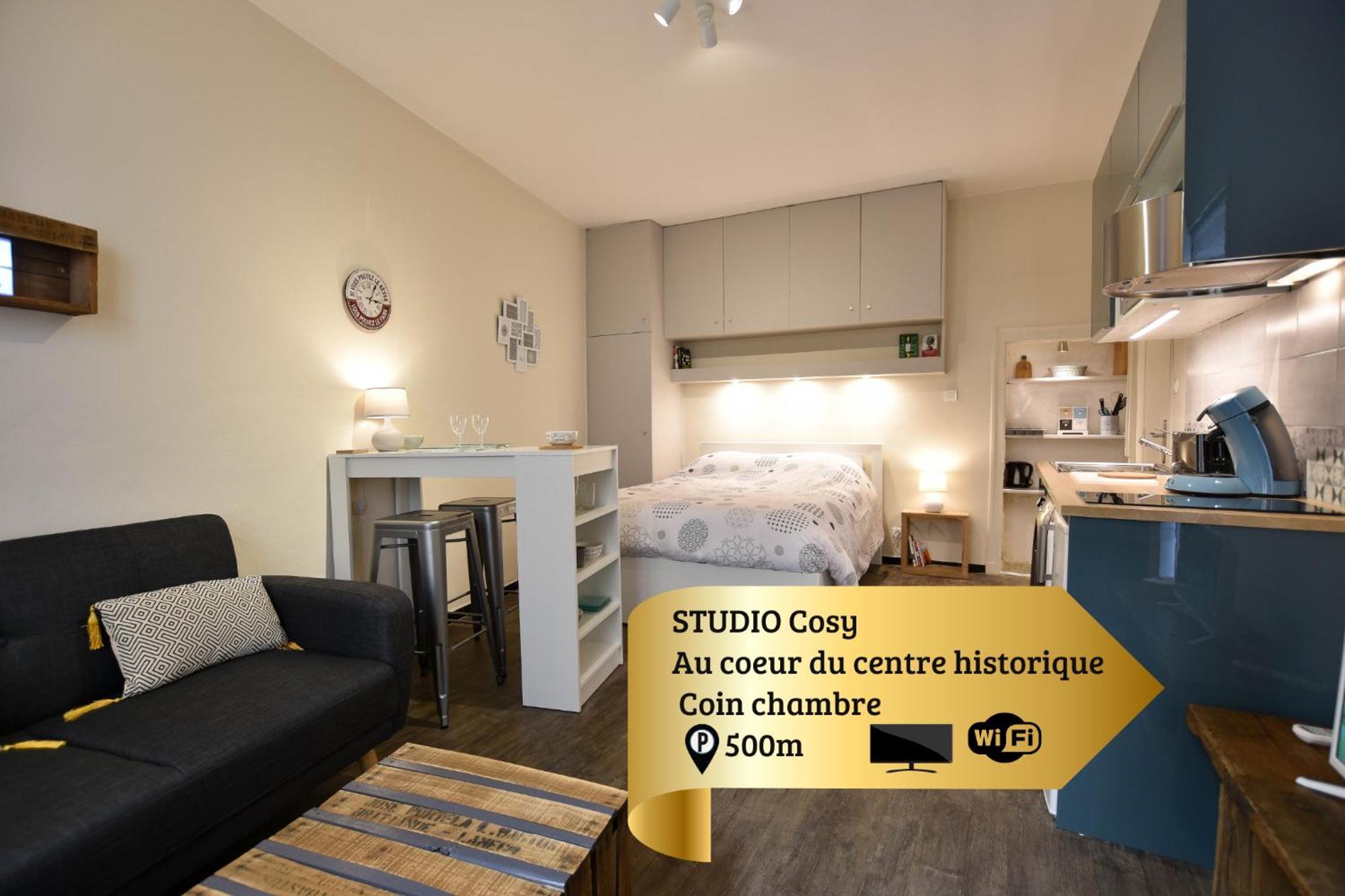 Studio Cosy Abondance Au Coeur Du Centre Historique -Wifi-Coin Chambre 阿爾勒 外观 照片